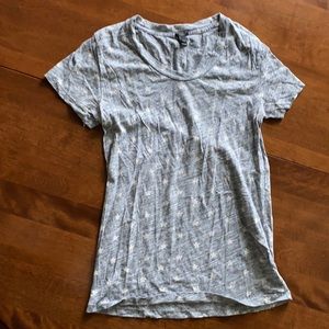 Jcrew grey shirt with white stars